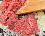 牛ひき肉とザーサイ のそぼろ丼!作り方2写真