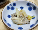 牡蠣と長ねぎの酒蒸し作り方5写真