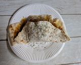 ささっとハンバーグデミグラスソースチーズタコス作り方13写真