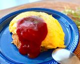 【米不足対策】焼きそば麺でオムライス♪作り方5写真