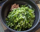 ごはん爆食副菜♡小松菜とツナのごま油炒め作り方2写真