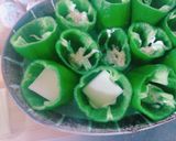 ＊肉だんご詰めピーマン＊作り方3写真