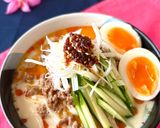 簡単昼食・夕食★豆乳で冷やし坦々そうめん・煮麺作り方9写真