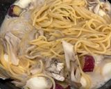 舞茸と焼き芋⭐︎豆乳クリーム⭐︎ワンパンパスタ作り方6写真