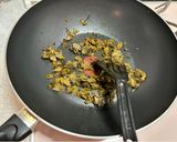 わが家の簡単高菜チャーハン♪作り方1写真