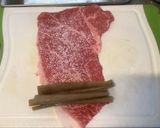 我が家の定番。牛肉のごぼう巻き(正月)作り方2写真