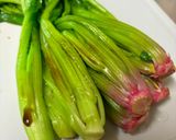 ほうれん草と小松菜とコーンのサラダ♪作り方1写真