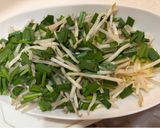 生姜とニラもやしの和え麺作り方3写真