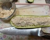 ズッキーニのチーズボート作り方3写真