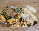 スペアリブとインゲン豆の煮込み料理と花巻作り方12写真