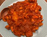 トマト缶と鶏もも肉煮込み作り方3写真