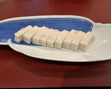 サラダにのせるかまぼことオクラトロトロ作り方2写真