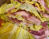 4毒なし　フライパン白菜豚肉ミルフィーユ作り方3写真