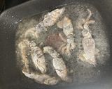 生ホタルイカだからうまい！唐揚げ　肝が◎作り方3写真