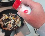 ホッキ貝のひもとキクラゲの豆板醤炒め作り方3写真