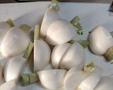 減塩　かぶと鶏肉の炒め煮　作り方1写真
