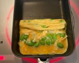 冷凍むき枝豆とチーズの卵焼き(お弁当)作り方4写真