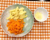 じゃがいもとにんじんのチーズきんぴら作り方1写真