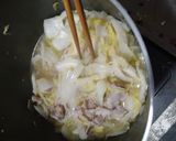 手間なし簡単、白菜の水分で作るクリーム煮作り方8写真