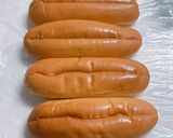サンチュで簡単ホットドッグ!🌭作り方1写真