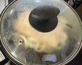 ワンパンで激変！カニカマで！焼き蟹風の即席うどん作り方2写真