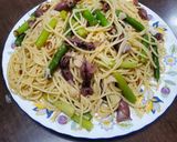 アスパラとホタルイカのペペロンチーノ作り方5写真