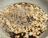 ひき肉と糸コンの甘辛そぼろ丼作り方5写真