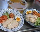 暑い日の夕飯に和風だしの効いた韓国風冷麺作り方7写真