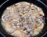 超簡単！きのこ入りつゆだく豚丼！作り方4写真