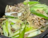 やみつき⭐︎肉ごぼうつけ汁うどん（蕎麦）作り方4写真
