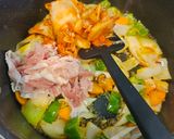 旨辛餡掛け焼きそば。作り方4写真