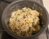 小松菜とあさりの炊き込みご飯作り方3写真