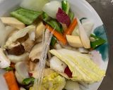 お一人様梅チャップ味根菜たっぷり野菜炒め作り方16写真