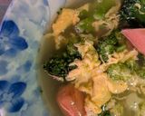 簡単★昼食！ブロッコリーの中華風スープ作り方4写真