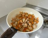 鶏ごぼうのポン酢炊き込みご飯作り方3写真