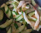 簡単！ちくわと胡瓜の生姜焼き作り方2写真