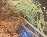 牛肉とフキのピリ辛炒め作り方3写真