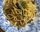 オイルサーディンと舞茸のパスタ作り方6写真