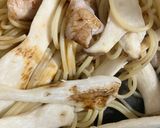 簡単　エリンギ豚肉和風パスタ作り方11写真