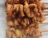 男飯☆激ウマ【伝串風カリカリ鶏皮串】🍗🍺作り方2写真