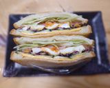 カフェ風野菜たっぷりタマゴサンド作り方7写真