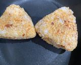 残りご飯で鰹節香る焼きおにぎり作り方2写真