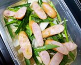 レンジでスパゲッティビビン麺風ナポリタン作り方2写真