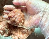 ハンバーグのような焼きミートボール作り方2写真