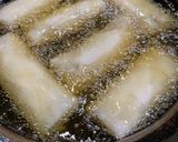カレー味のキャベツとチーズと豚こま春巻き作り方8写真