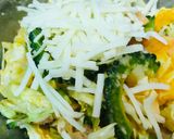 米粉のお好み焼き●スパム＆ゴーヤー玉作り方1写真