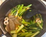 【簡単副菜】小松菜達の旨辛味噌炒め作り方3写真