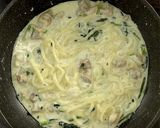 クリーミー★鶏肉の和風クリームうどん作り方6写真