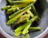 簡単！アスパラベーコン巻き作り方1写真