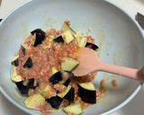 レンジで簡単☆なすと豚ひき肉の味噌しぐれ煮作り方4写真